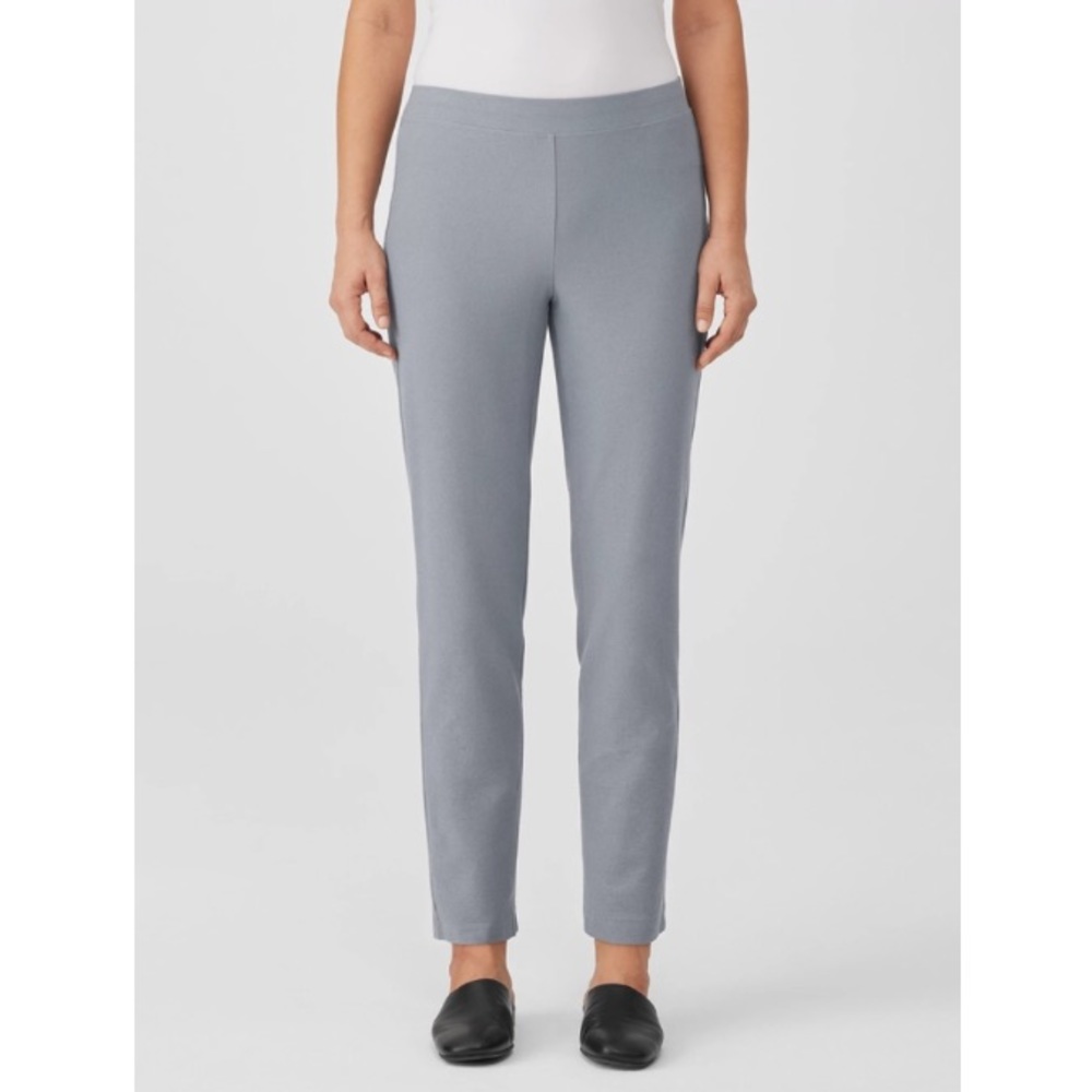 EILEEN FISHER | Washable Stretch Crepe Pant Slim Fit, Ankle Length